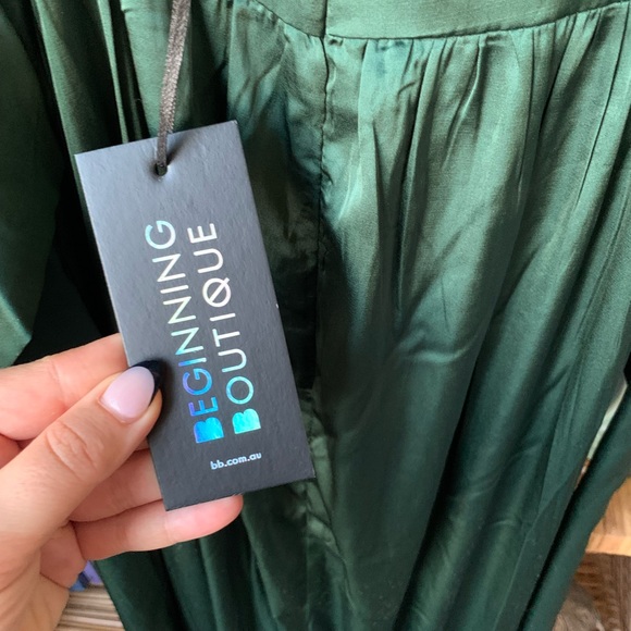 Katrina Split Maxi Dress Green - NEVER WORN w/ Tags - Picture 4 of 5